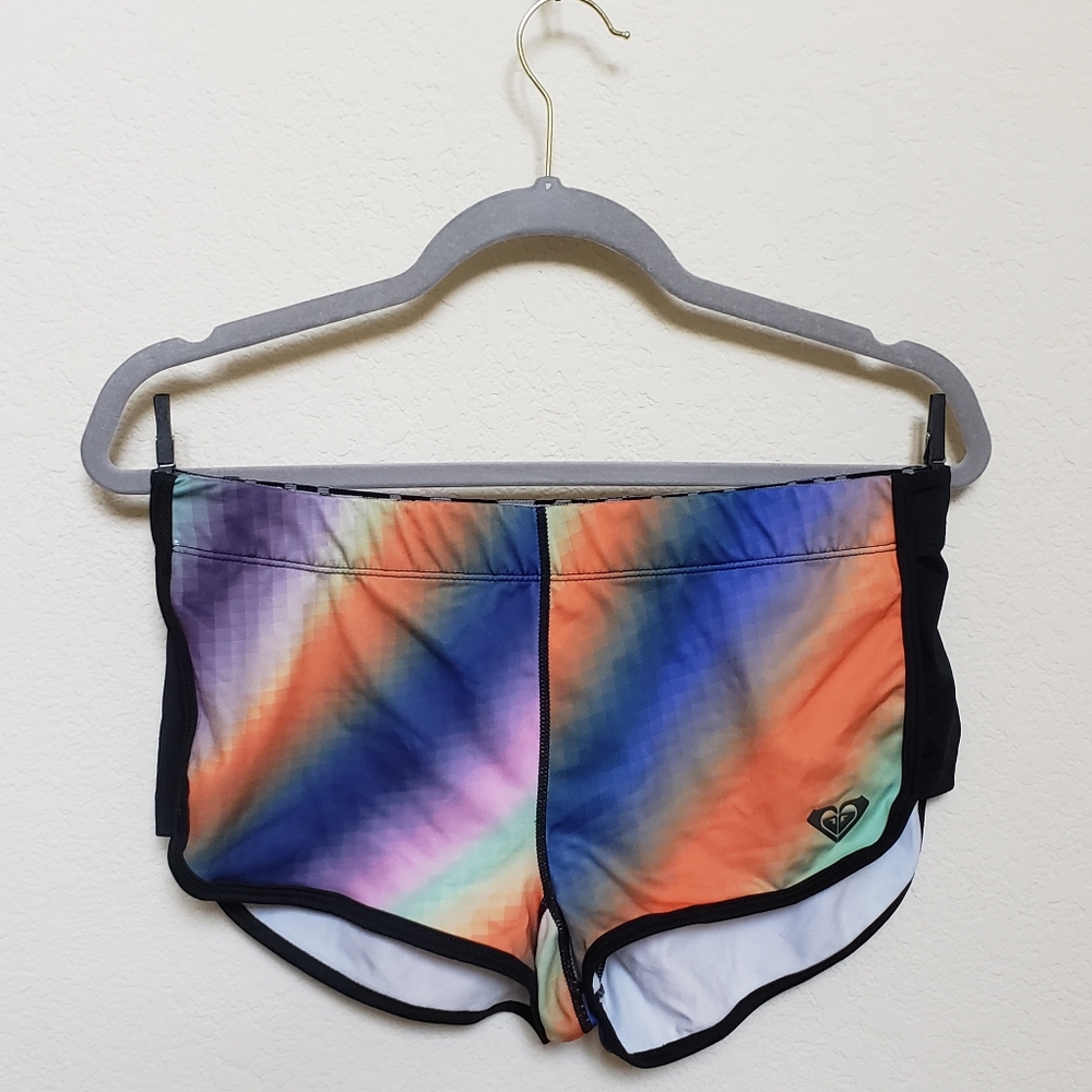 ROXY Dolphin Short Spandex in Rainbow, Foldover